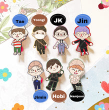 Load image into Gallery viewer, INSTOCK- BTS Animal Crossing Wooden Pins